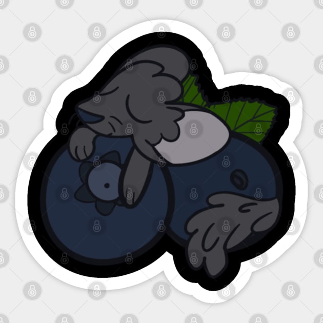 Blueberry Mink Sticker by SableShroom